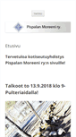Mobile Screenshot of pispalanmoreeni.fi